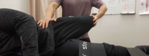 Athletes deep tissue massage therapy